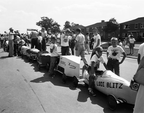 1954 - Soap box derby race